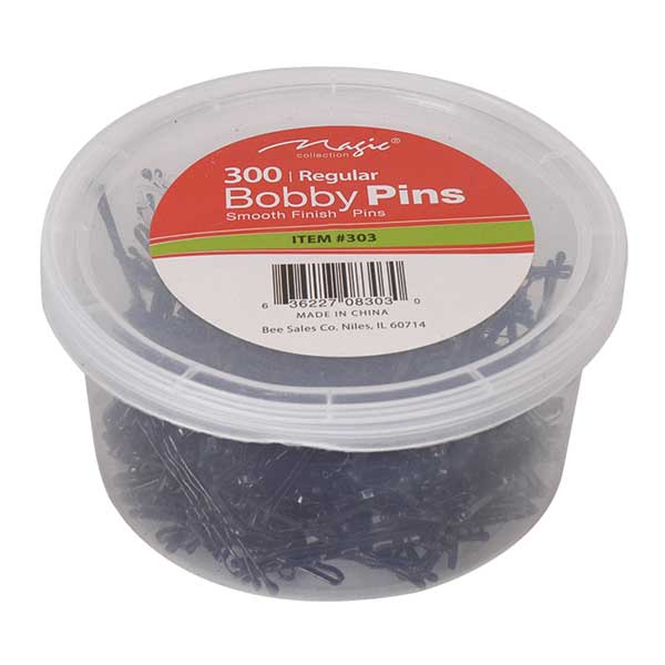 MAGIC COLLECTION - 300 Bobby Pins Black Regular