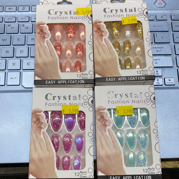 CRYSTAL - Fashion Nails ASSORTED