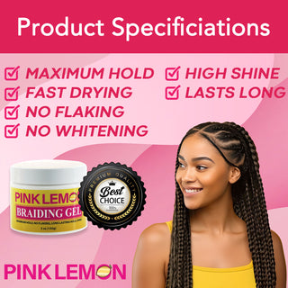 PINK LEMON - Braiding Gel Maximum Hold