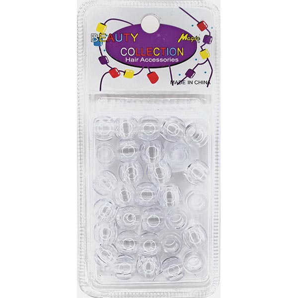 BEAUTY COLLECTION - Regular Round Bead 14mm 1 Tone CLEAR #TON2CLE