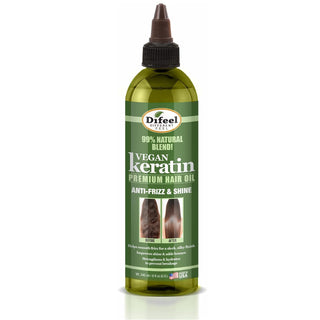 Difeel - Vegan Keratin Premium Hair Oil - Anti Frizz & Shine