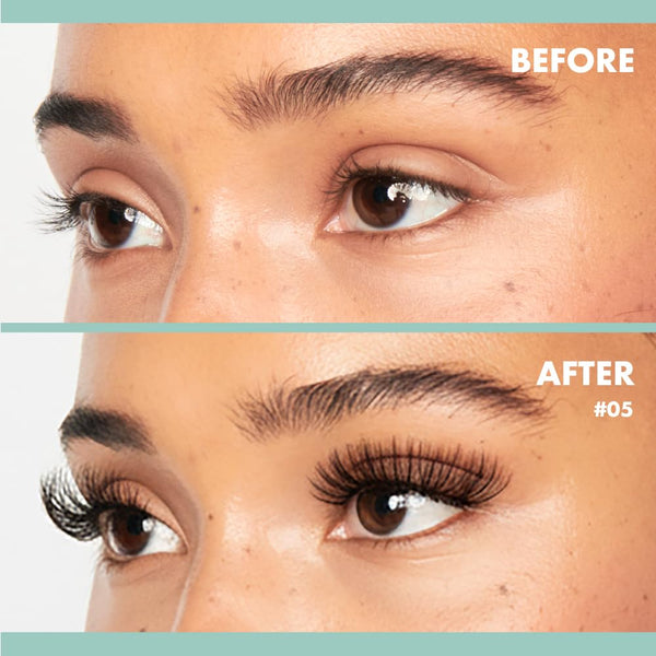 KISS - False Lashes Flick'd D-Curl Strip Lashes IFK05