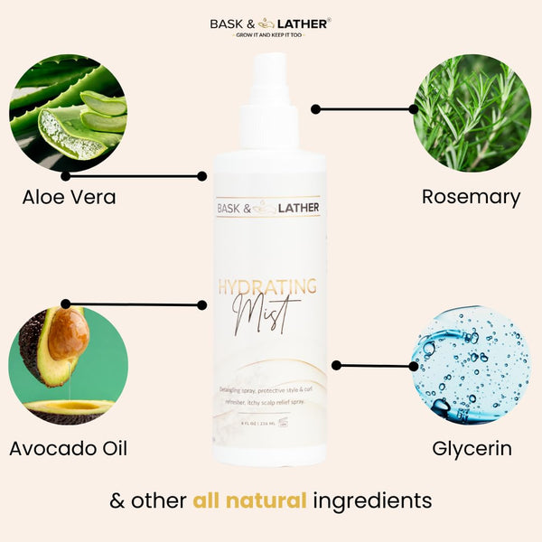 BASK & LATHER - Hydrating Hair Mist