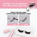 KISS - Fruit Infused Clear Eyelash Adhesive Peach Clear