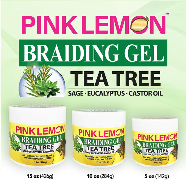PINK LEMON - Braiding Gel Tea Tree