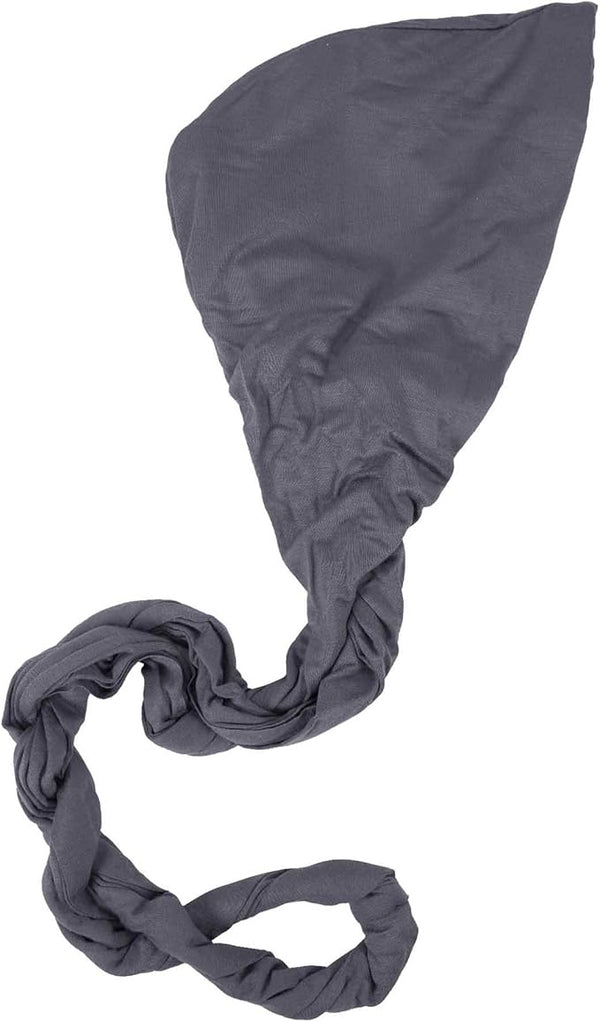 KISS - SATIN LINED HALO TURBAN JERSEY GRAY