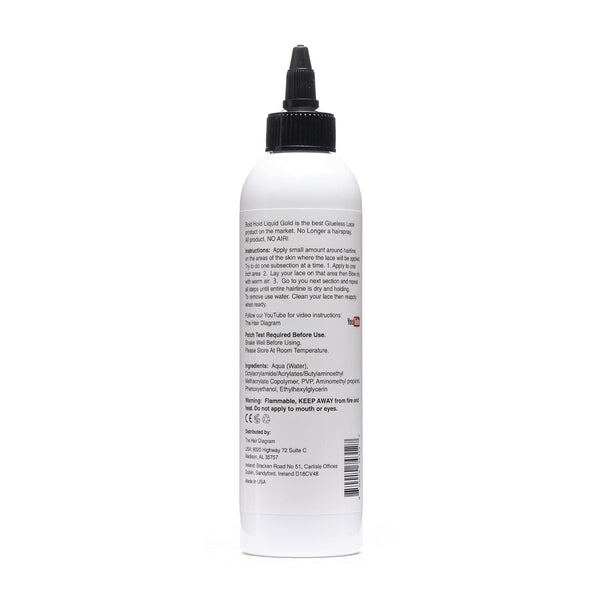 Hair Diagram - Bold Hold Liquid Gold Lace Gel