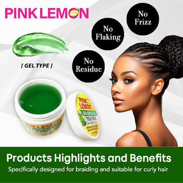 PINK LEMON - Braiding Gel Tea Tree
