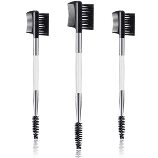 MAGIC COLLECTION - 3-IN-1 Double Ended Folding Eyebrow Brush 1 PCs ASSORTED