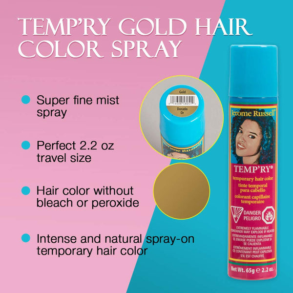 Jerome Russell - Temporary Hair Color GOLD