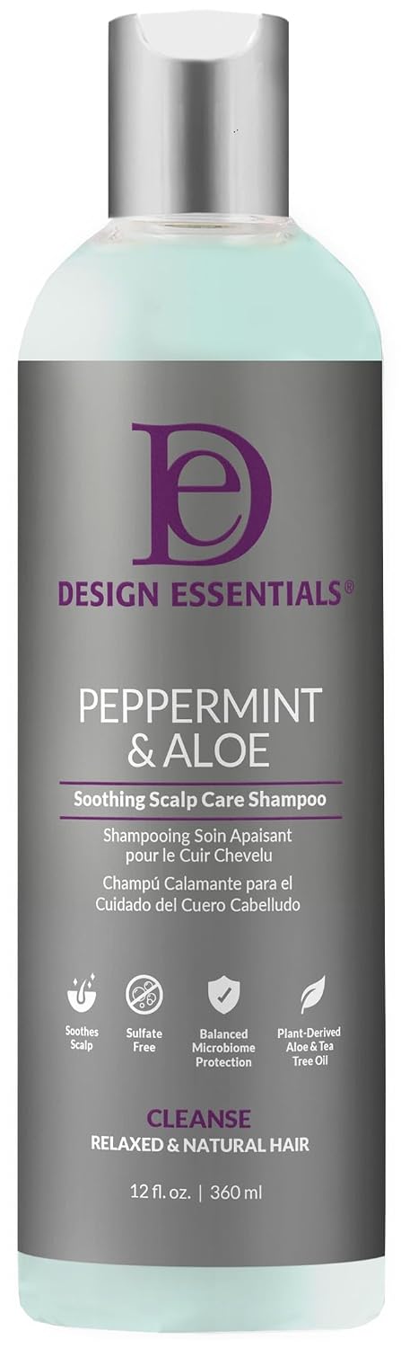 DESIGN ESSENTIALS - Peppermint & Aloe Therapeutics Anti-Itch Shampoo