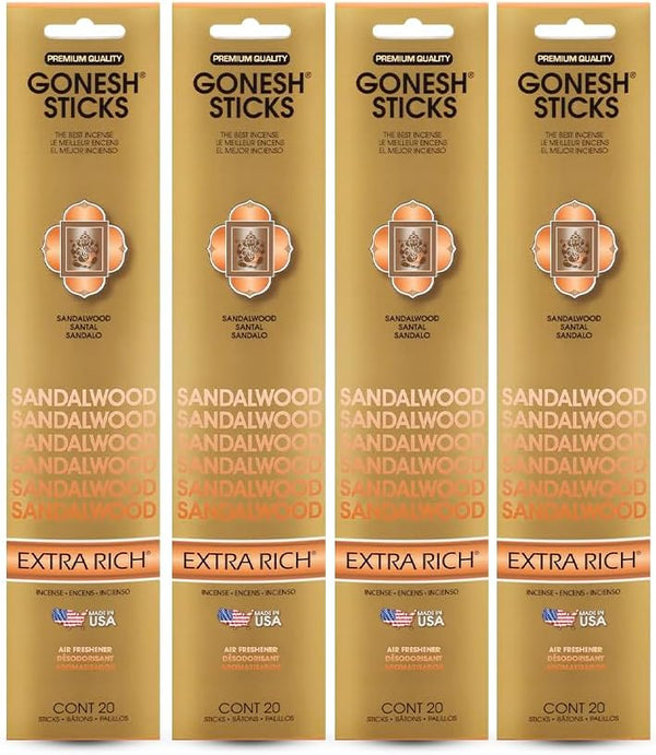 GONESH STICKS - Incense Perfumes Of Sandal Wood