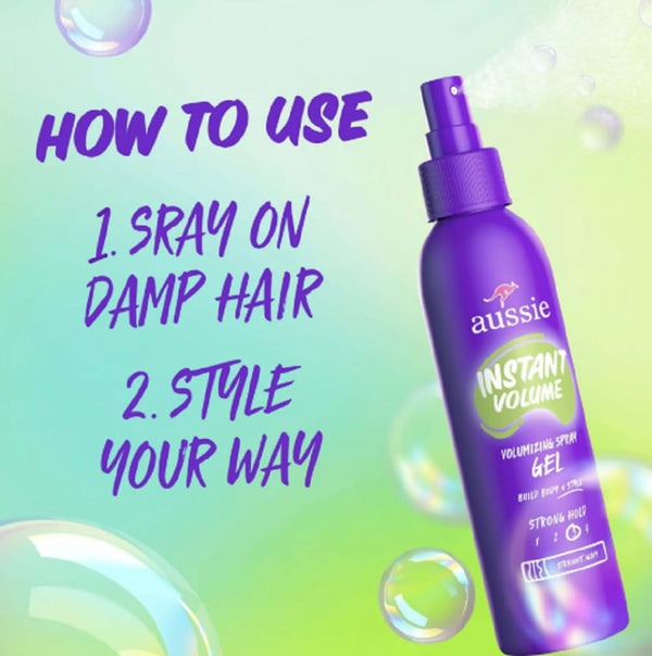 AUSSIE - INSTANT VOLUME SPRAY GEL STRONG HOLD