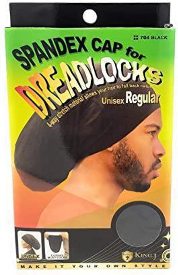 KING J - DreadLocks Spandex Unisex Regular BLACK