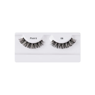 KISS - False Lashes Flick'd D-Curl Strip Lashes IFK08