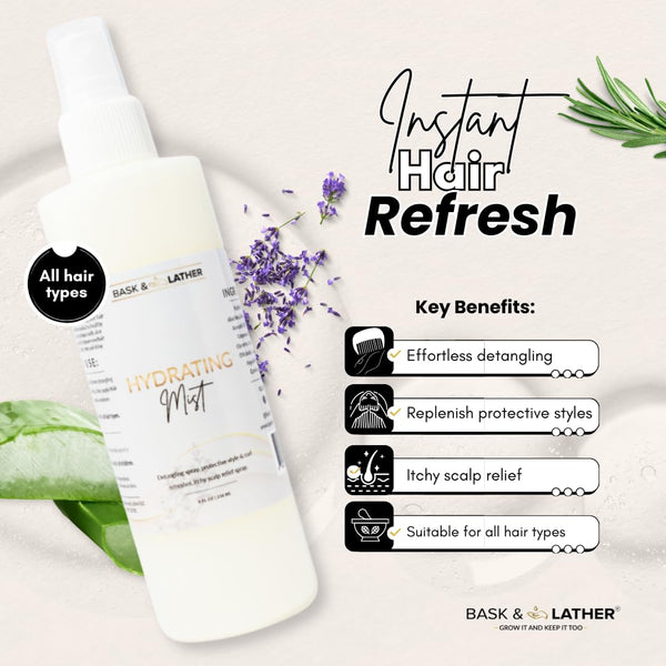 BASK & LATHER - Hydrating Hair Mist