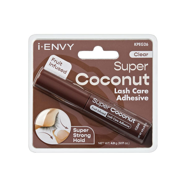 KISS - Fruit Infused Clear Eyelash Adhesive Coconut Clear