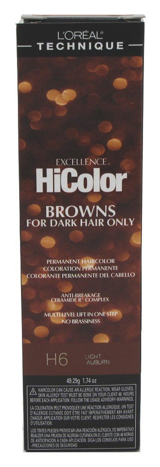 LOREAL - Excellence HiColor Browns H6 LIGHT AUBURN