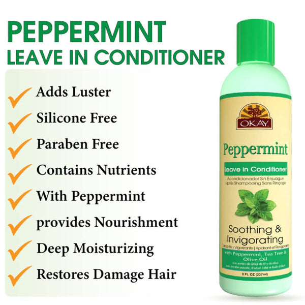 OKAY - Peppermint Soothing & Invigorating Leave-in Conditioner