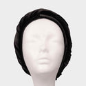 KISS - RED SATIN LINED HALO TURBAN VELVET BLACK