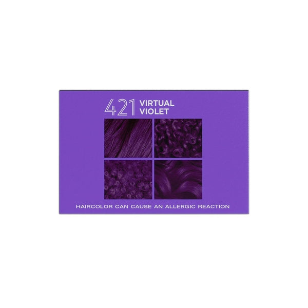 SoftSheen Carson - Dark & Lovely Fade Resist Permanent Hair Dye Kit #421 (VIRTUAL VIOLET)