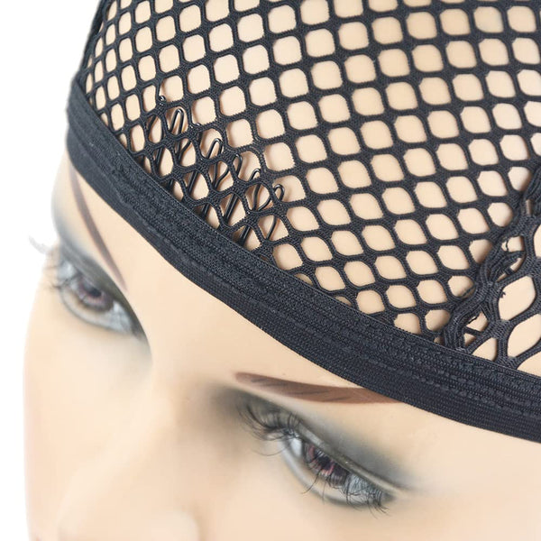 MAGIC COLLECTION - Crochet Wig Cap BLACK