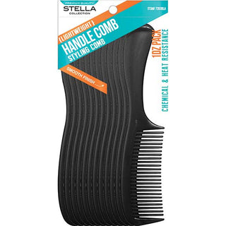 STELLA COLLECTION - Comb-Handle Come (Bulk) BLACK