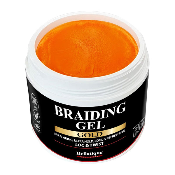 BELLATIQUE - GOLD Braiding Gel Maximum Hold for Loc & Twist