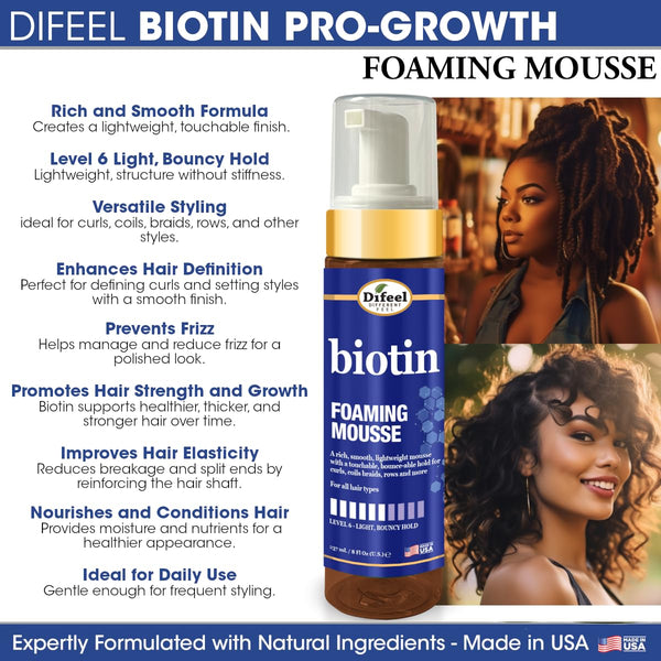Difeel - Biotin Thickening Foaming Mousse