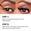 KISS - FINE TIP ADHESIVE EYELINER - BLACK