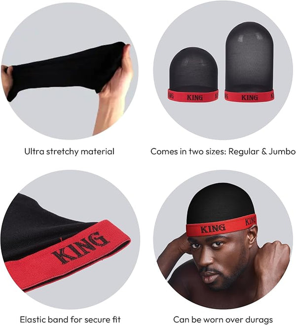 KISS - FASHION WAVE CAP REGULAR KING, RED