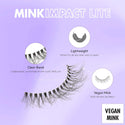 KISS - MINK IMPACT LITE 3D VEGANC LASHES MIL01