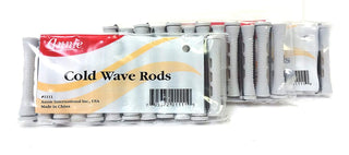 ANNIE - Professional Cold Wave Rods 12PCs SHORT SILVER