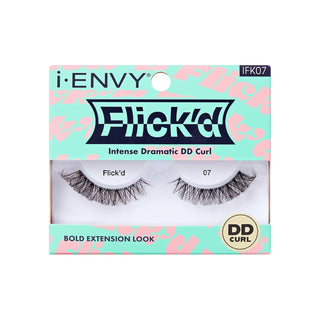 KISS - False Lashes Flick'd D-Curl Strip Lashes IFK07