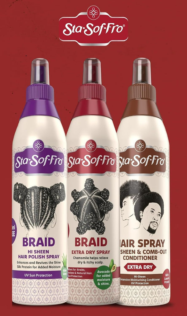 Softsheen Carson - Sta-Sof-Fro Hair & Scalp Spray "NEW"
