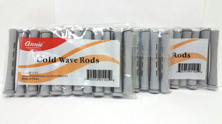 ANNIE - Professional Cold Wave Rods 12PCs LONG GRAY #1105