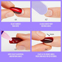 KISS - CORE DESIGN TREND SPRING GLUE-ON NAIL SHORT - CHEERS