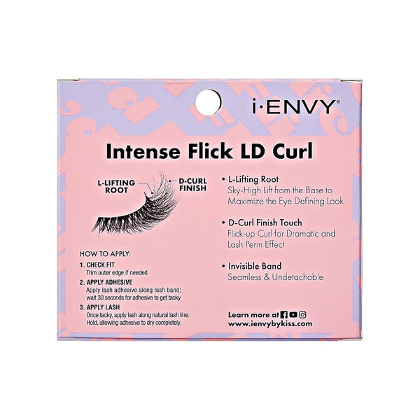 KISS - False Lashes Flick'd D-Curl Strip Lashes IFK03