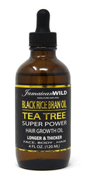 Jamaican Wild - Black Rice Bran Oil Super Power Hair Growth Oil TEA TREE