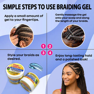 PINK LEMON - Braiding Gel Peppermint