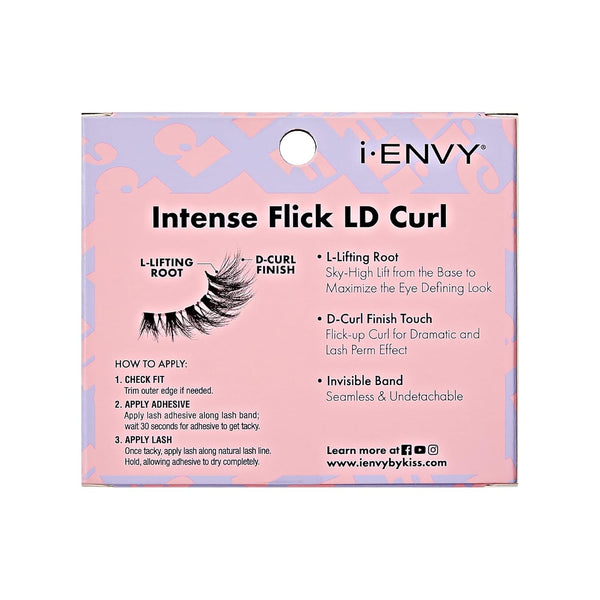KISS - False Lashes Flick'd D-Curl Strip Lashes IFK02