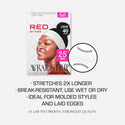 KISS - RED WRAP STRIPS WHITE 2.5' 40 PCS (1 Strip)