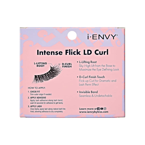 KISS - False Lashes Flick'd D-Curl Strip Lashes IFK04