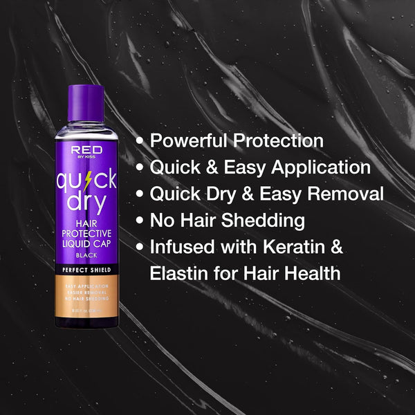 KISS - QUICK DRY HAIR PROTECTIVE LIQUID CAP CLEAR