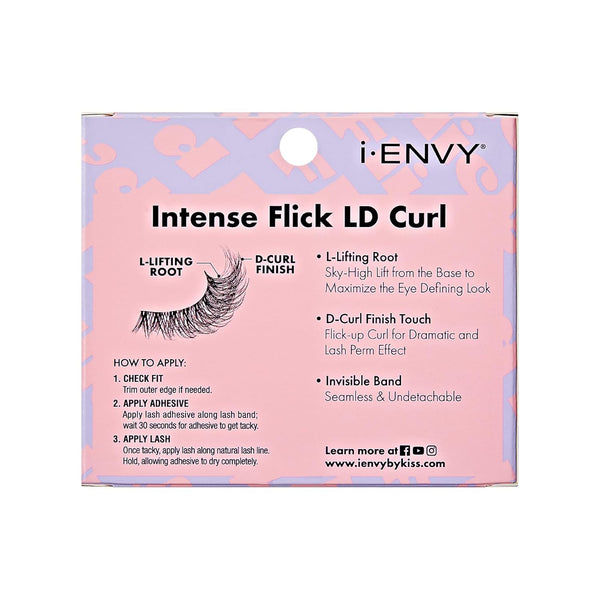 KISS - False Lashes Flick'd D-Curl Strip Lashes IFK02
