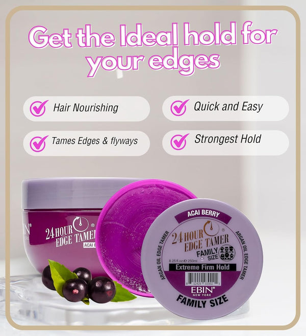 EBIN - 24 HOUR EDGE TAMER REFRESH - ACAI BERRY