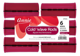 ANNIE - Cold Wave Rods X-JUMBO BURGUNDY #1124
