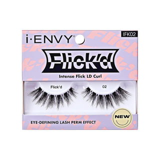 KISS - False Lashes Flick'd D-Curl Strip Lashes IFK02