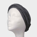 KISS - SATIN LINED HALO TURBAN JERSEY GRAY