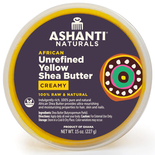 ASHANTI - Naturals 100% Yellow Shea Butter SOFT & CREAMY